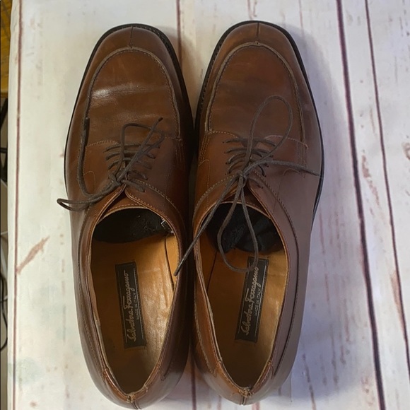 SALVATORE FERRAGAMO Mens brown Oxford - Picture 7 of 11